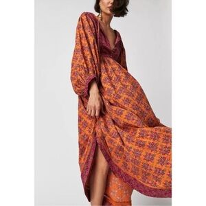 Free People Hazy Maisy Maxi Dress size XL
